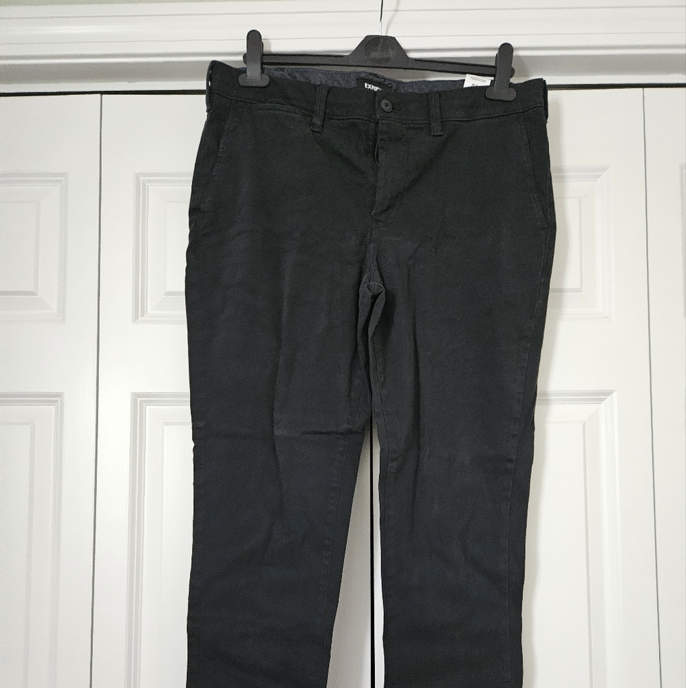 Express Men's Dark Gray Chinos
